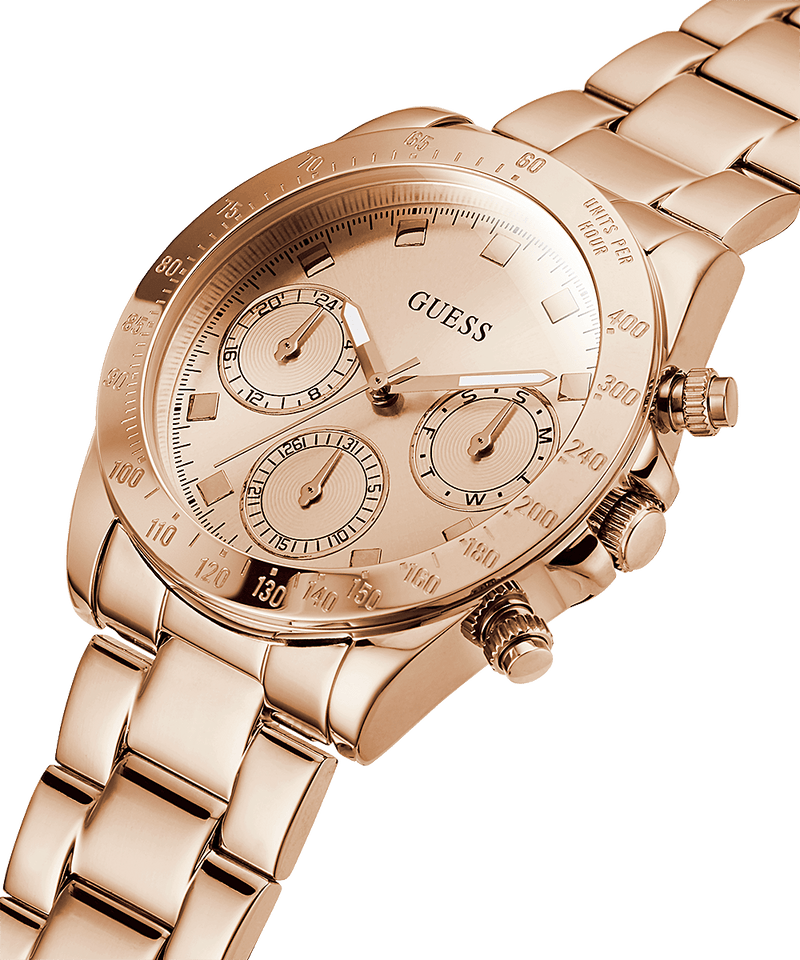 Guess Eclipse Rose Gold Tone Unisex Watch GW0314L3