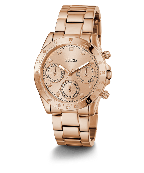 Guess Eclipse Rose Gold Tone Unisex Watch GW0314L3