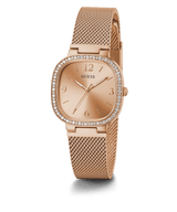 Guess Tapestry Rose Gold Square Women's Watch GW0354L3