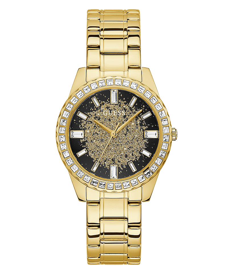 Guess Glitter Burst Gold Tone Women's Watch GW0405L2
