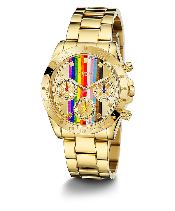 Guess Rainbow Dial All Gold Women's Watch GW0433L1