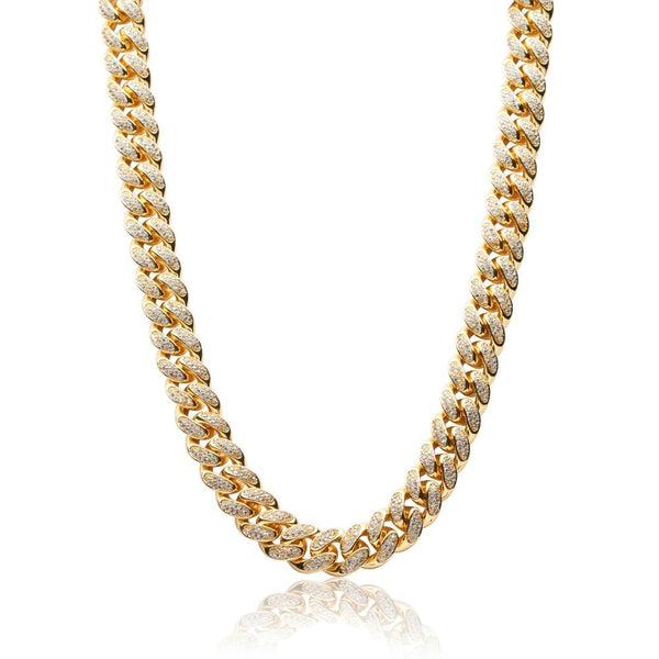 Big Daddy 15mm Diamond Cuban Gold Link Chain