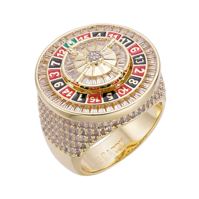 Big Daddy Roulette Baguette Diamond Ring