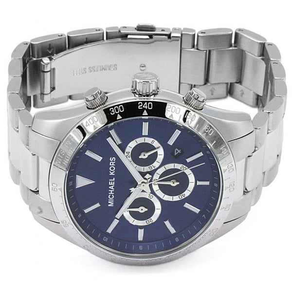 Michael Kors Oversized Layton Blue Dial Men's Watch Men's Watch MK8781 - The Watches Men & CO #2