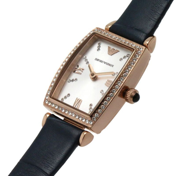 Emporio Armani Gianni T-Bar Navy Strap Women's Watch AR11469 - The Watches Men & CO #2