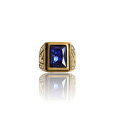 Big Daddy Playboy Blue Stone Ring