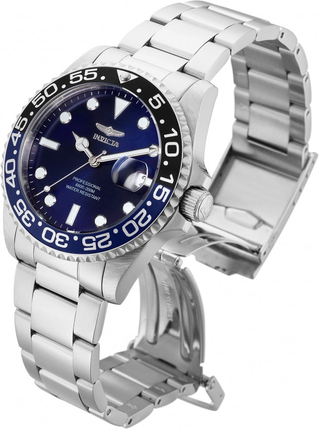 Invicta Pro Diver Quartz Blue Dial Batman Bezel Ladies Watch 33259