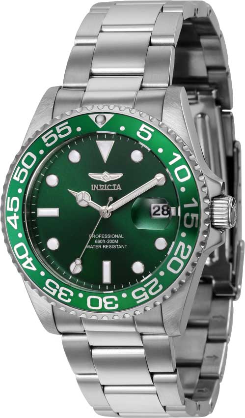 Invicta Pro Diver Quartz Green Dial Ladies Watch 36531