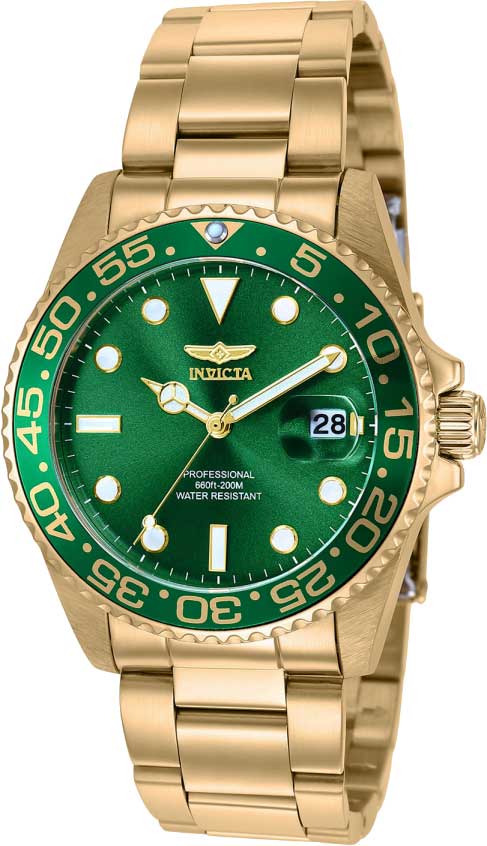 Invicta Pro Diver Quartz Green Dial Ladies Watch 36543