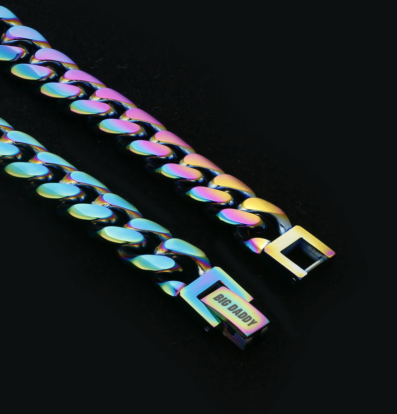 Rainbow hot sale cuban link