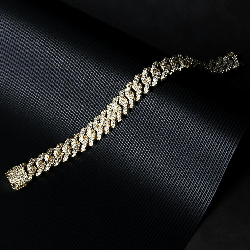 If & Co. Diamond Cuban Link Bracelet