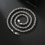Big Daddy 4mm Stainless Steel Silver Rope Chain