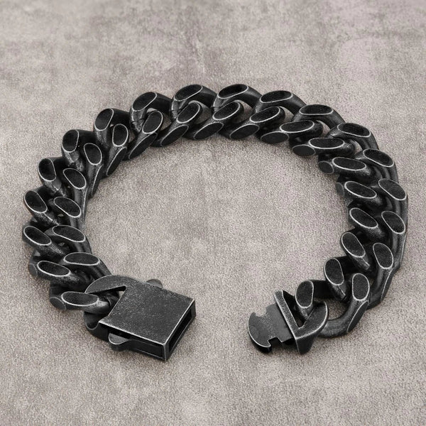 Big Daddy 14mm Black Curb Chain Bracelet