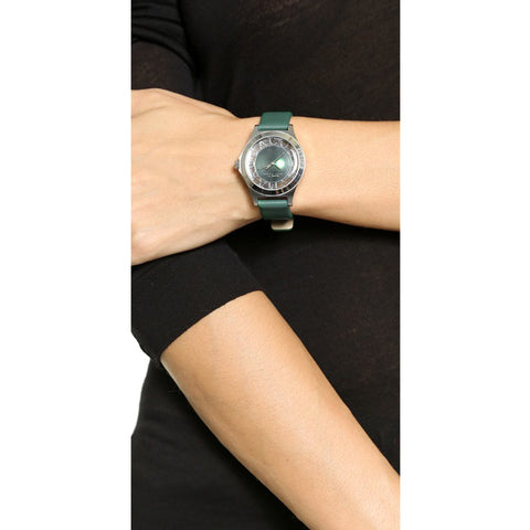 Marc by Marc Women's  Green Leather Quartz Watch MBM1336 - The Watches Men & CO #5