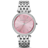Michael Kors Darci Crystal Paved Pink Dial Ladies Watch  MK3352 - The Watches Men & CO