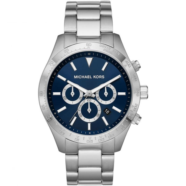 Michael Kors Oversized Layton Blue Dial Men's Watch Men's Watch  MK8781 - The Watches Men & CO