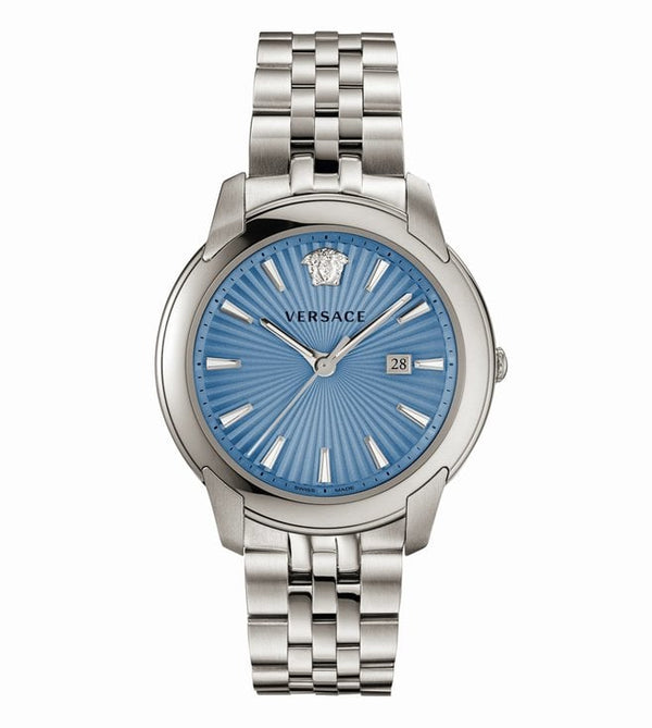 Versace V-Urban Light Blue Dial Men's Watch  VELQ00419 - The Watches Men & CO