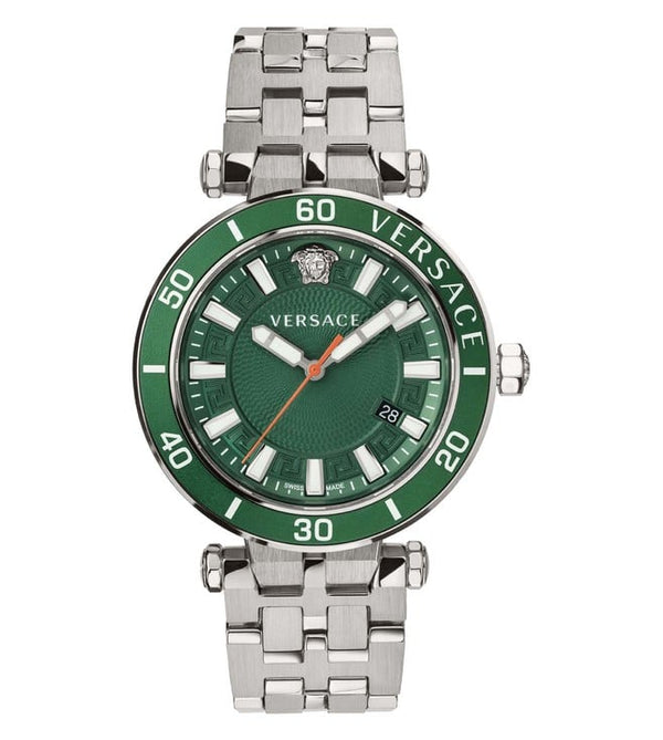 Versace Greca Sport Green Dial Men's Watch  VEZ300421 - The Watches Men & CO