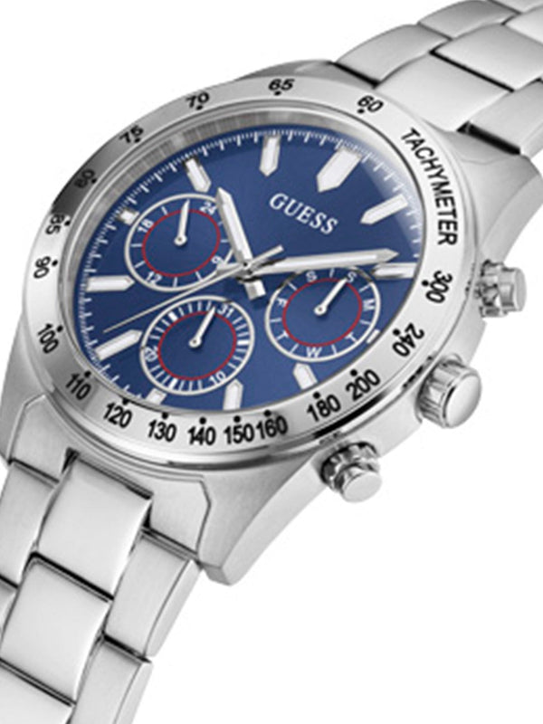 Guess Chronograph Silver Tone Men's Watch GW0329G1