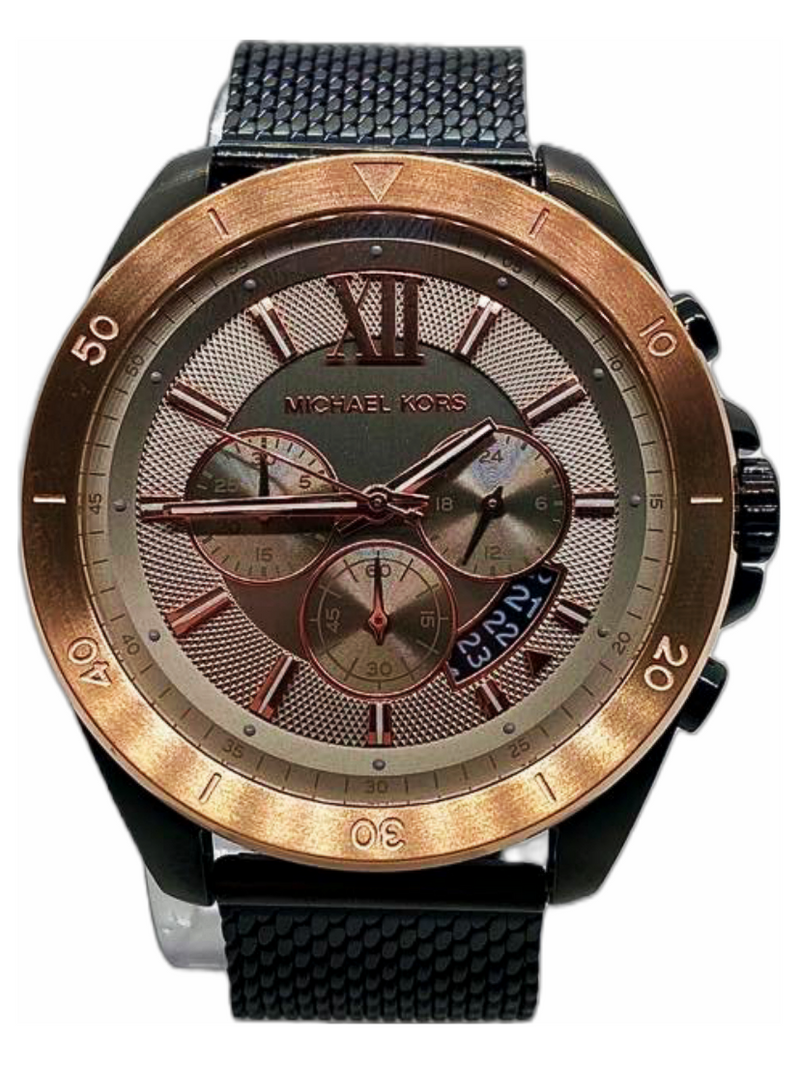 Men Quartz Watches Kors Dial Watch Brecken MK8868 Men\'s CO – The & Grey Chronograph Michael