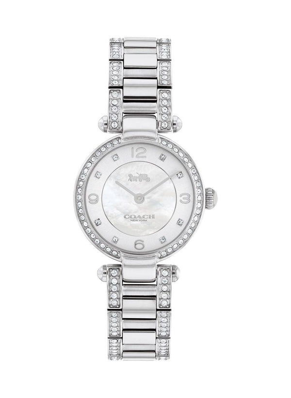 Coach Cary Crystal Silver 26mm Women's Watch  14503837 - The Watches Men & CO