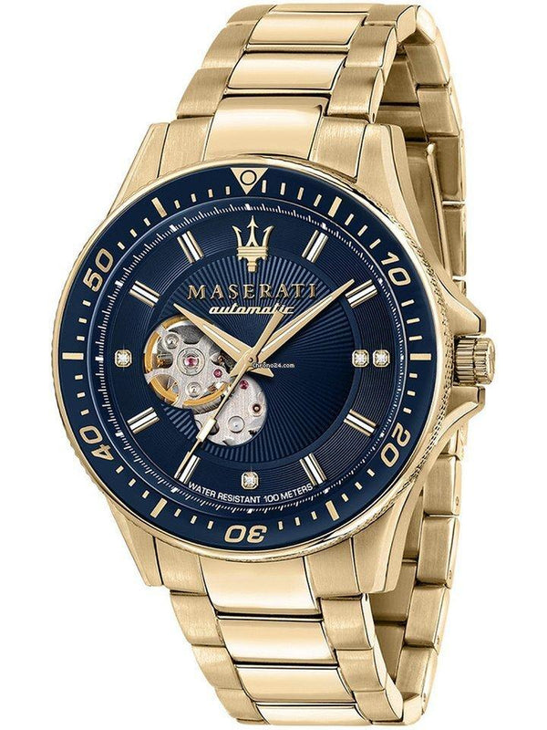 Maserati Sfida Automatic Diamond Men's Watch  R8823140004 - The Watches Men & CO