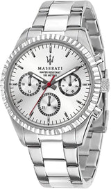 Maserati Silver Stainless-Steel Quartz Men's Watch  R8853100018 - The Watches Men & CO