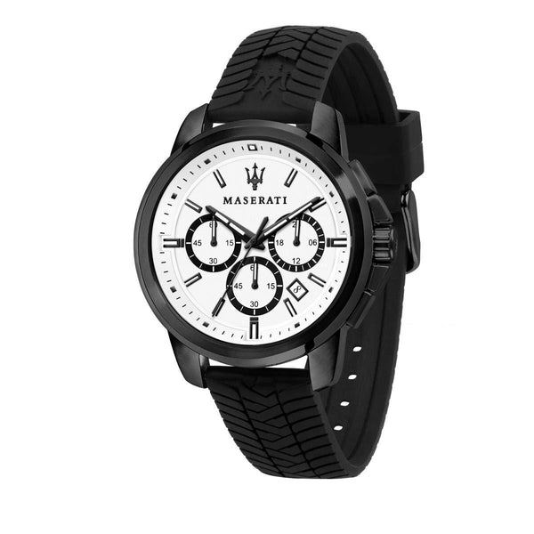 Maserati Analog White Dial Men's Watch  R8871621010 - The Watches Men & CO