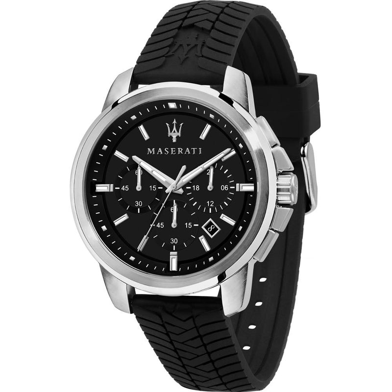 Maserati Black Silicone Quartz Fashion Men's Watch  R8871621014 - The Watches Men & CO