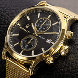 Maserati Epoca 42mm Gold Mesh Men's Watch R8873618007 - The Watches Men & CO #5
