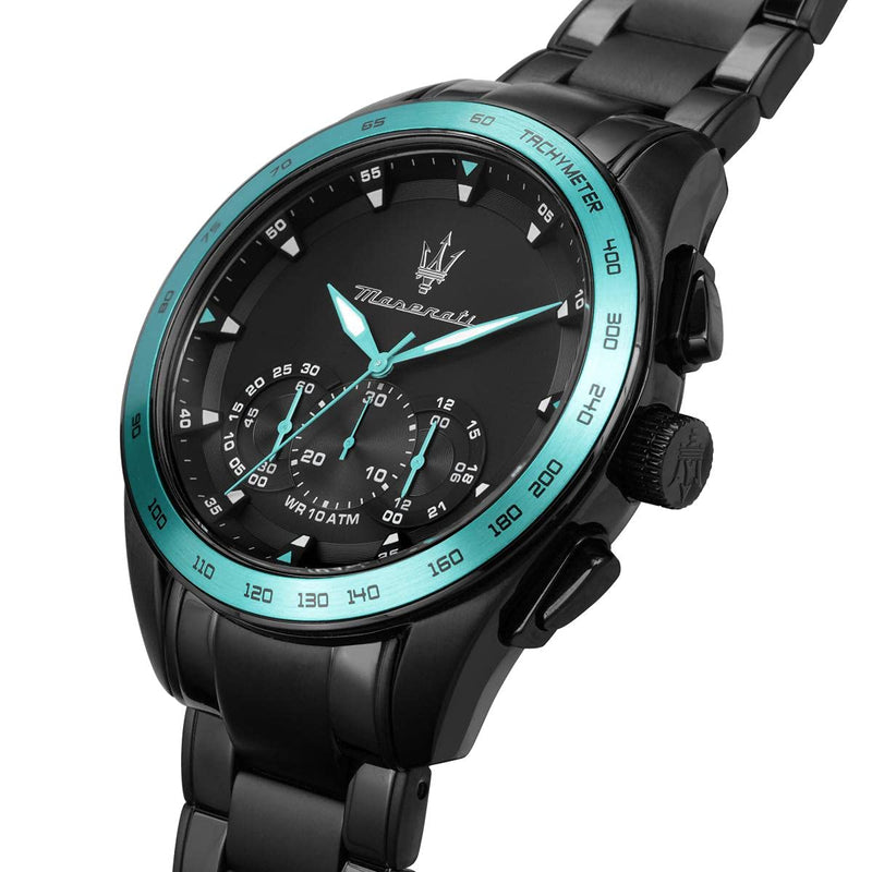 Maserati Traguardo Analog Black Dial Men's Watch R8873644002 - The Watches Men & CO #4