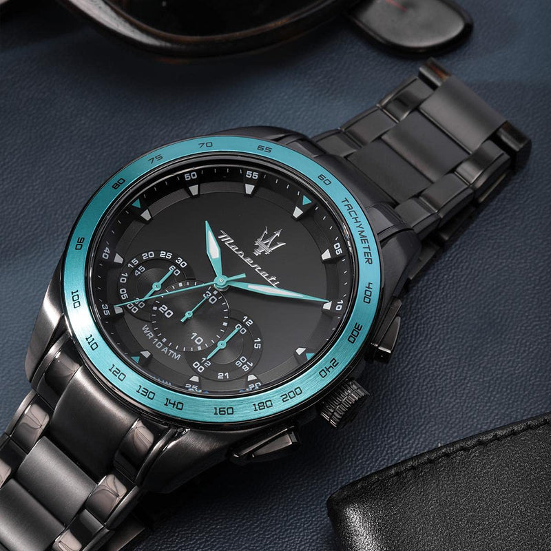 Maserati Traguardo Analog Black Dial Men's Watch R8873644002 - The Watches Men & CO #5