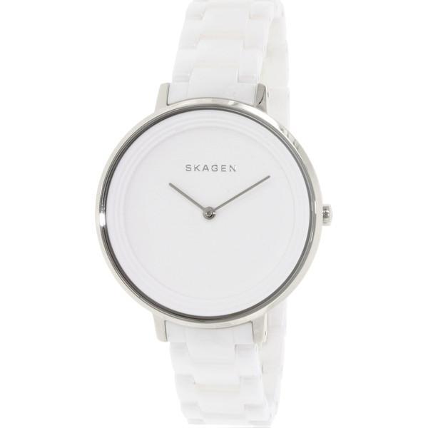 Skagen Ditte White Ceramic Bracelet Ladies Watch  SKW2300 - The Watches Men & CO