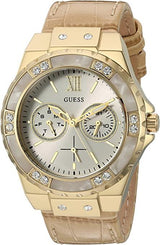 Guess Beige Multifunction Leather Women's Watch U0775L2 - The Watches Men & CO #3