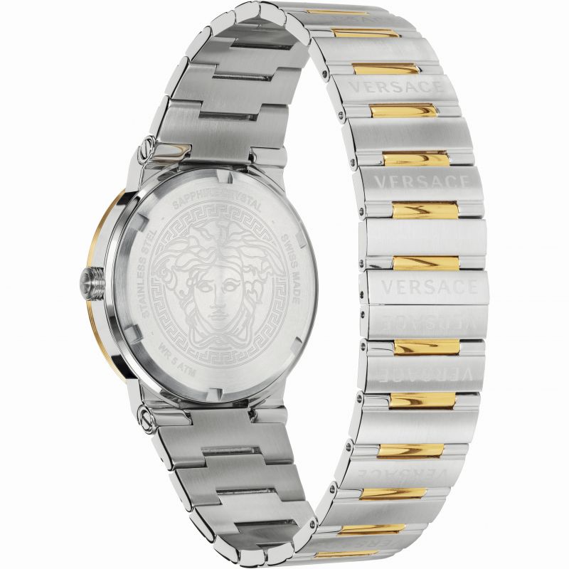 Versace Greca Silver White Dial Men's Watch VEVI00320 - The Watches Men & CO #3