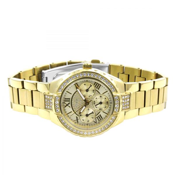 Guess Sparkling Hi-Energy Gold-Tone Women's Watch W0111L2 - The Watches Men & CO #2