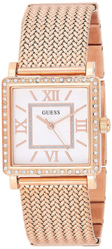 Guess Analog White Dial Women's Watch  W0826L3 - The Watches Men & CO