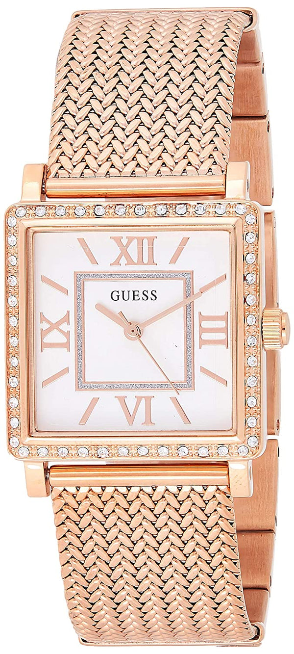 Guess Analog White Dial Women's Watch  W0826L3 - The Watches Men & CO