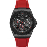 Guess Mens' Legacy Red Silicone Band Men's Watch  W1049G6 - The Watches Men & CO