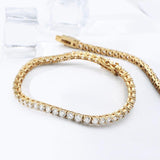 Big Daddy 4mm Diamond Gold Tennis Bracelet