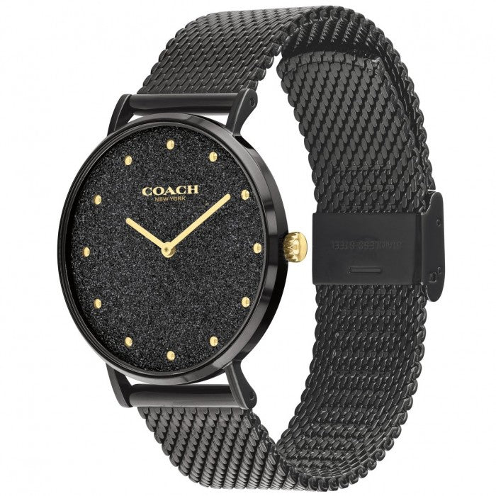 Coach Perry Black Mesh Strap Women's Watch 14503630 - The Watches Men & CO #2