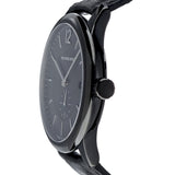 Burberry Men’s Swiss Made Leather Strap Black Dial Men's Watch BU10003 - The Watches Men & CO #2