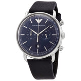 Emporio Armani Aviator Chronograph Quartz Blue Dial Men's Watch #AR11105 - The Watches Men & CO
