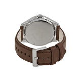Armani AX Exchange Whitman Silver Dial Brown Leather Men's Watch AX2100 - The Watches Men & CO #3