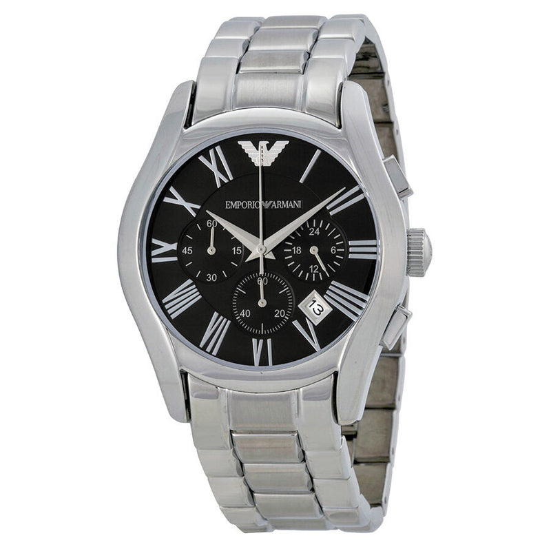 Armani Chronograph Black Dial Stainless Steel Men's Watch AR0673 - The Watches Men & CO