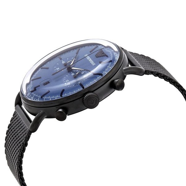 Armani Chronograph Quartz Blue Dial Men's Watch AR11201 - The Watches Men & CO #2