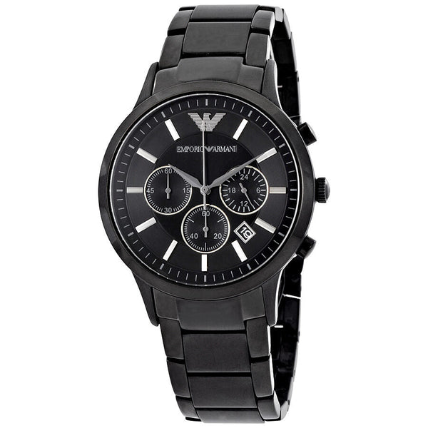 Emporio Armani Classic Chronograph Black Dial Men's Watch #AR2453 - The Watches Men & CO