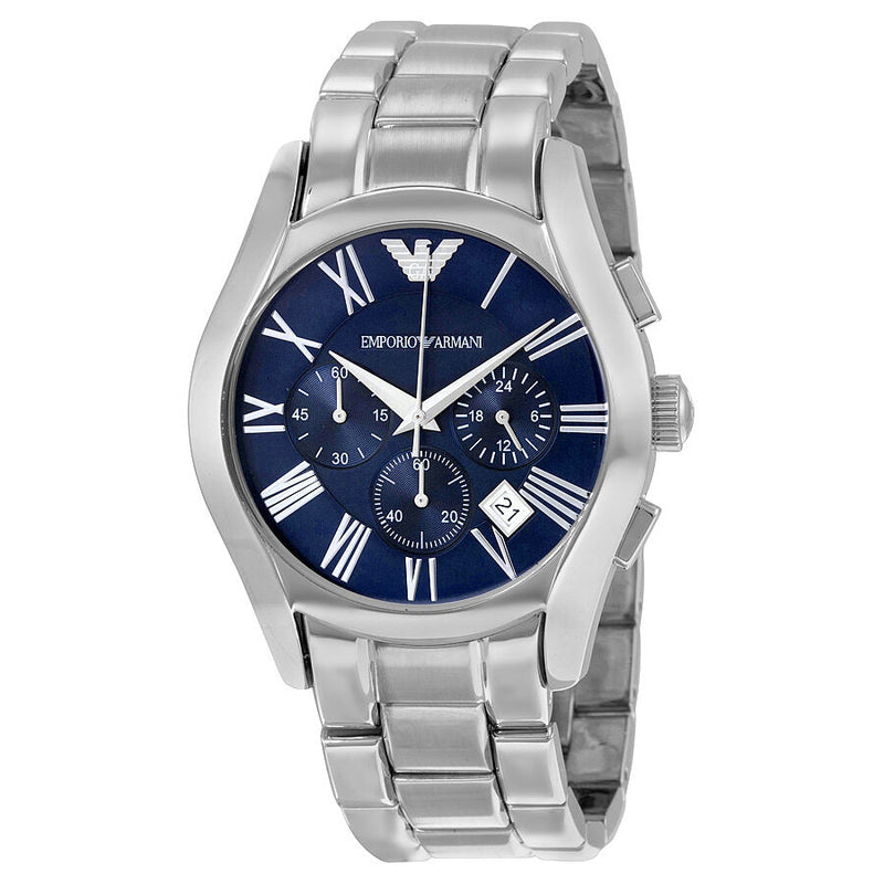 Emporio Armani Classic Chronograph Blue Dial Men's Watch AR1635 - The Watches Men & CO