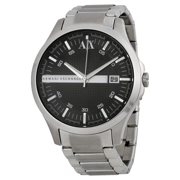 Armani Exchange Black Dial Stainless Steel Men's Watch #AX2103 - The Watches Men & CO