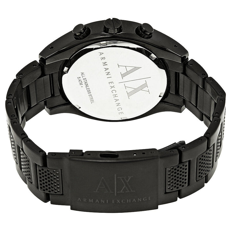 Armani Exchange Chronograph Black Dial Black Ion-plated Men's Watch AX1605 - The Watches Men & CO #3